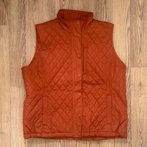 Orvis Quilted Rust Vest for Women